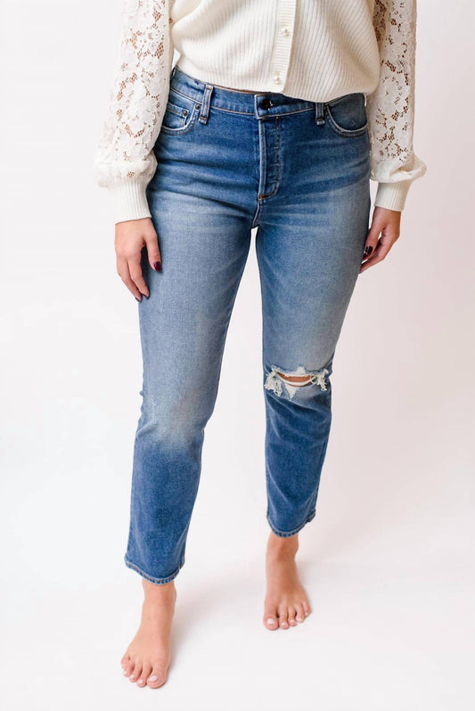 Askk Ny - High Rise Straight Leg Jeans