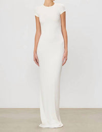 Eterne - Cap Sleeve Maxi Dress