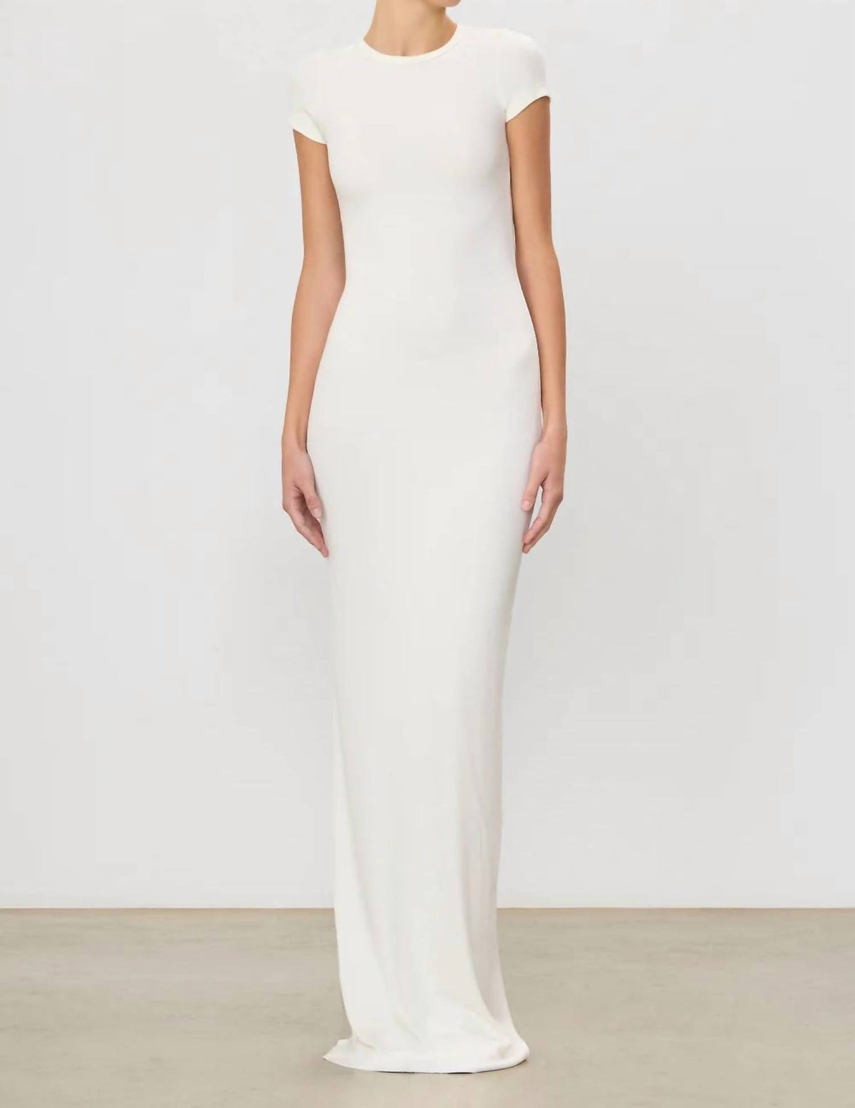 Eterne - Cap Sleeve Maxi Dress