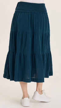 Wearables - Paigene Gauze Tiered Skirt