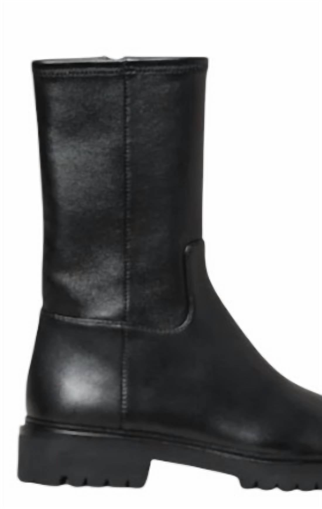Loeffler Randall - Women's Danny Tall Ankle Lug Sole Boot