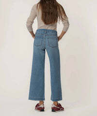 KUT FROM THE KLOTH Meg High Rise With Patch Pockets Jeans in totally - women's jeans - detail view