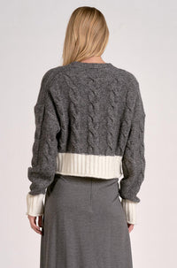 Elan - Logan Color Block Cardigan