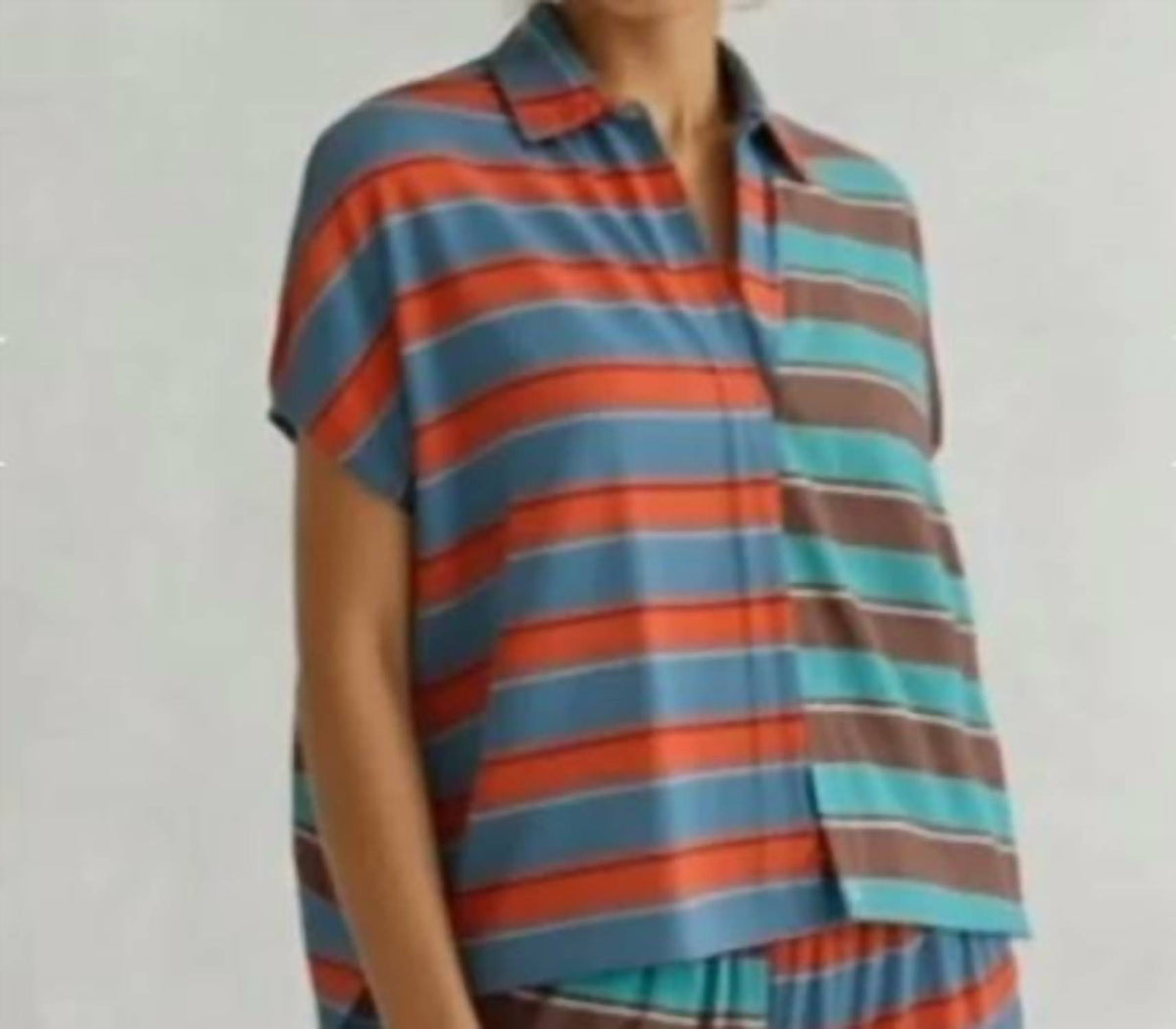 J.Nna - Color Block Horizon Polo
