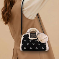 Juicy Couture Women's Chic Handbag in black and white - women's bag - detail view