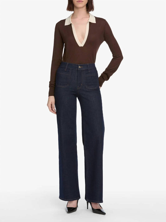 Frame - Le Slim Palazzo Modernist Pocket Jeans