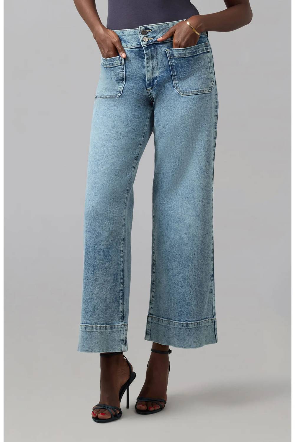 Lola Denim - Colette High Rise Wide Leg Jeans