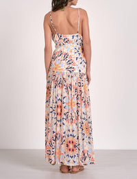Elan - Tie Front Maxi Dress