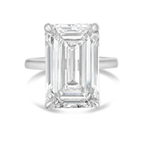 Diana M Jewels - Women's Emerald & Round Lab-Grown Diamond Fashion Ring (4.00 Ct) - Signature Plus