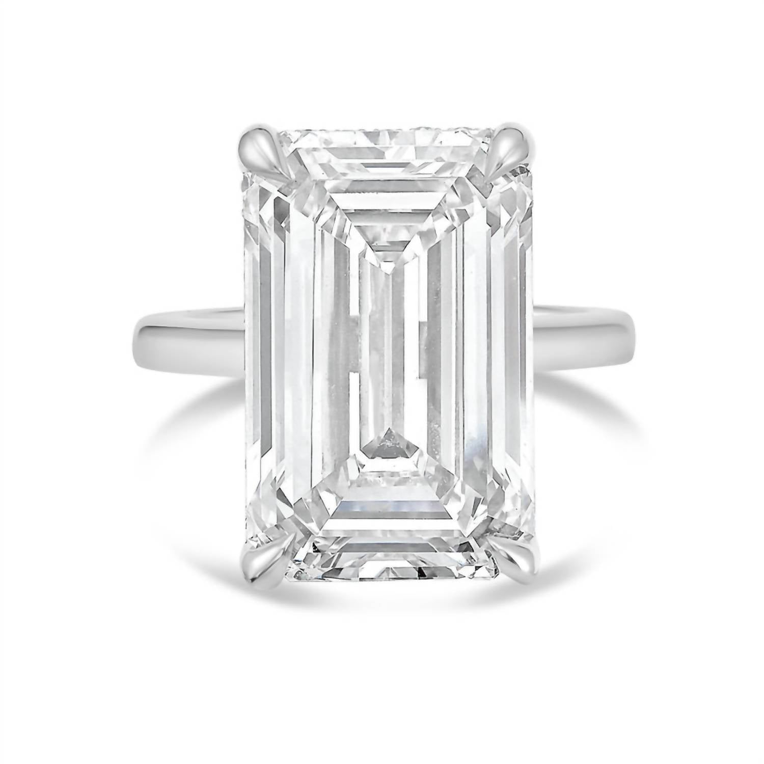 Diana M Jewels - Women's Emerald & Round Lab-Grown Diamond Fashion Ring (4.00 Ct) - Signature Plus