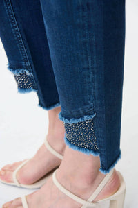 Joseph Ribkoff - Embellished Slim-Leg Jeans