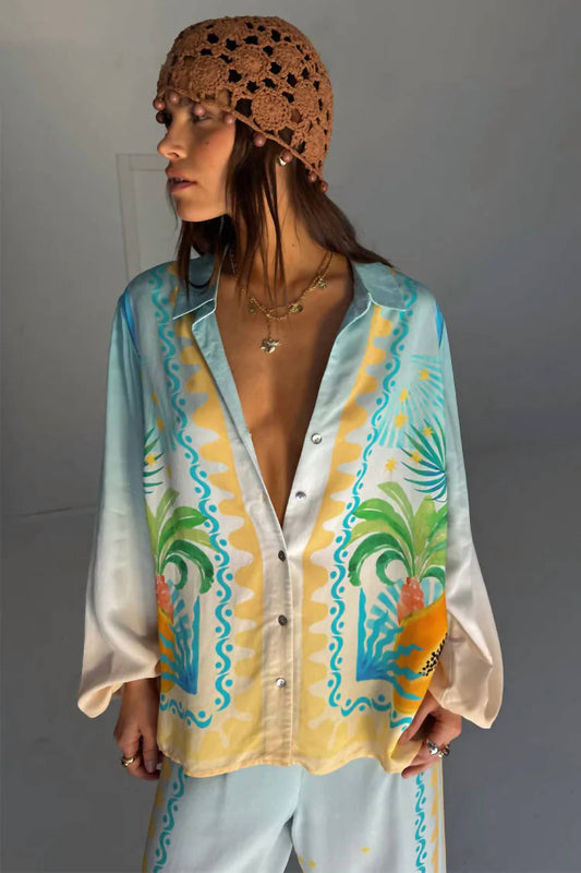 Never Fully Dressed - Rio Miley Stripe Shirt