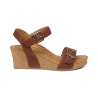 Aetrex - LEXA QUARTER STRAP WEDGE SANDAL