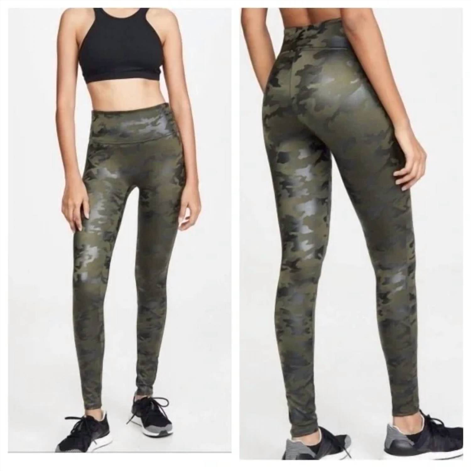 Spanx - Compression Legging With Shiny Finish