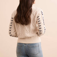 Tribal - Mock Neck Knit Sweater