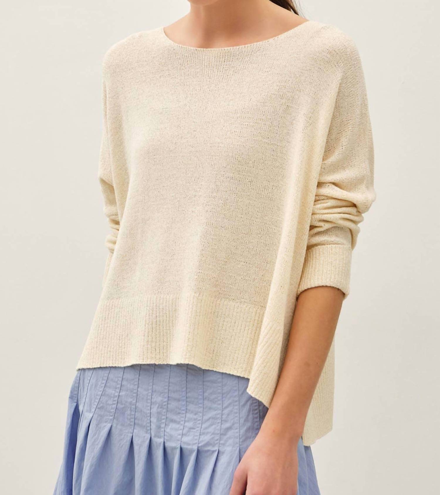 Be Cool - Breezy Boatneck Sweater