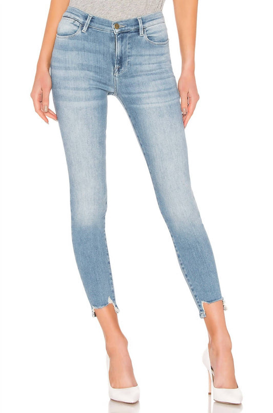 Frame - Le High Skinny Front Chew Jeans