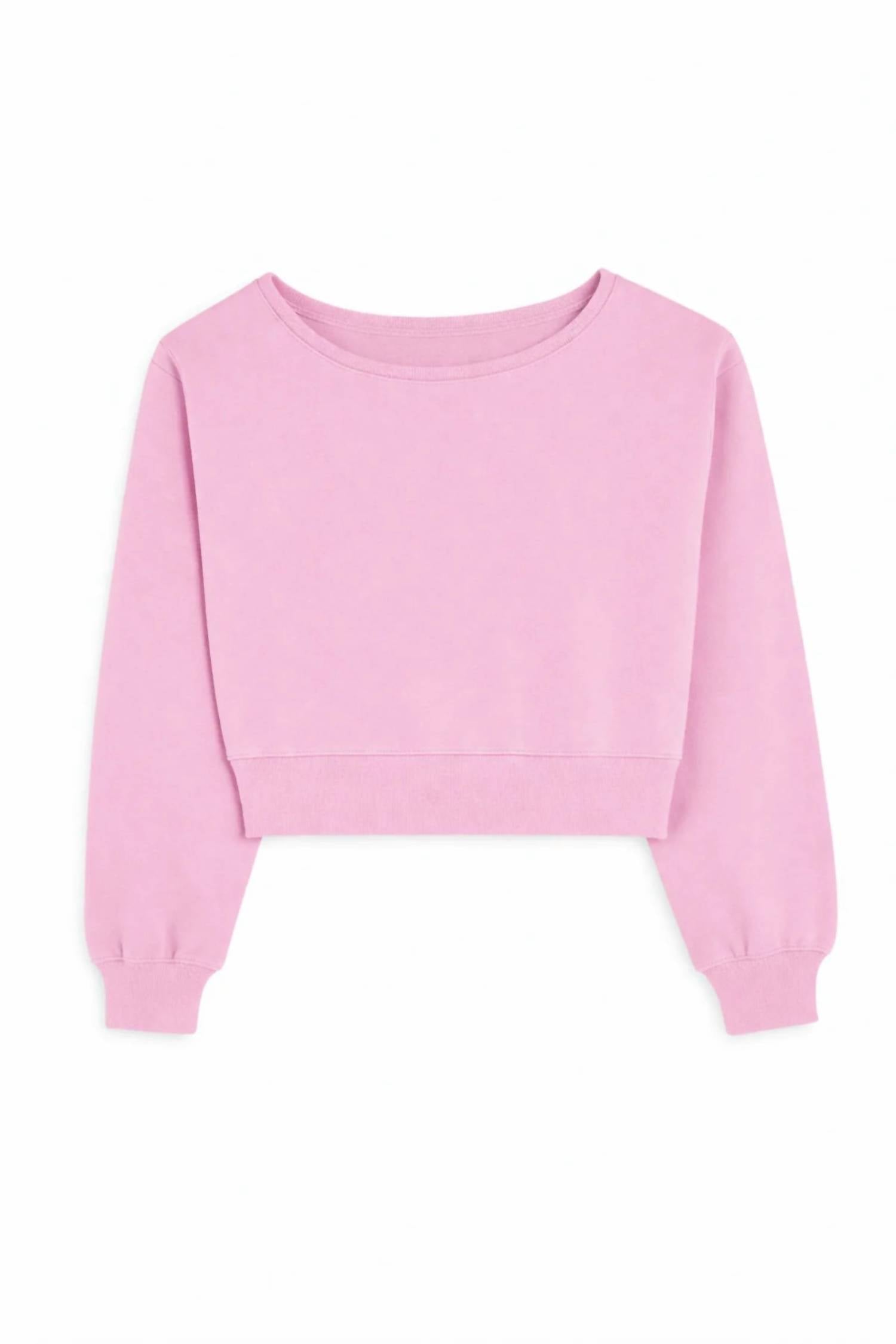 Katie J NYC Girl's Tristan Vintage Style Off Shoulder Top in pail pink - kids' long sleeve top