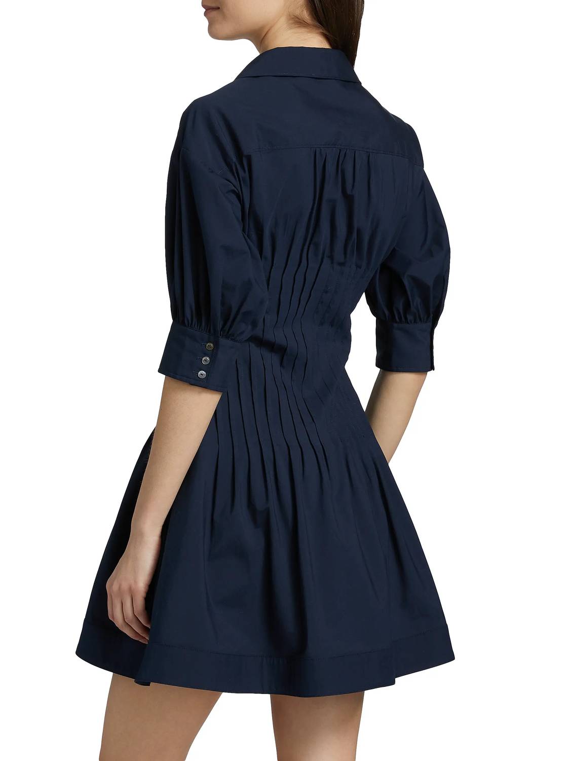 cinq a sept MONTY DRESS in navy - women's dress - alternate view