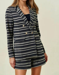 Doe And Rae - The Parisian Stripe Jacket