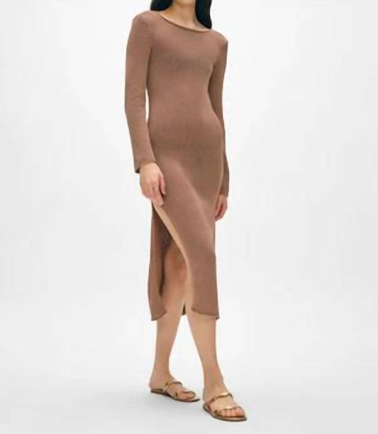 White + Warren - Organic Fluted Sleeve Dress