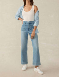 Faherty - Stretch Terry Patch Pocket Ankle Pant
