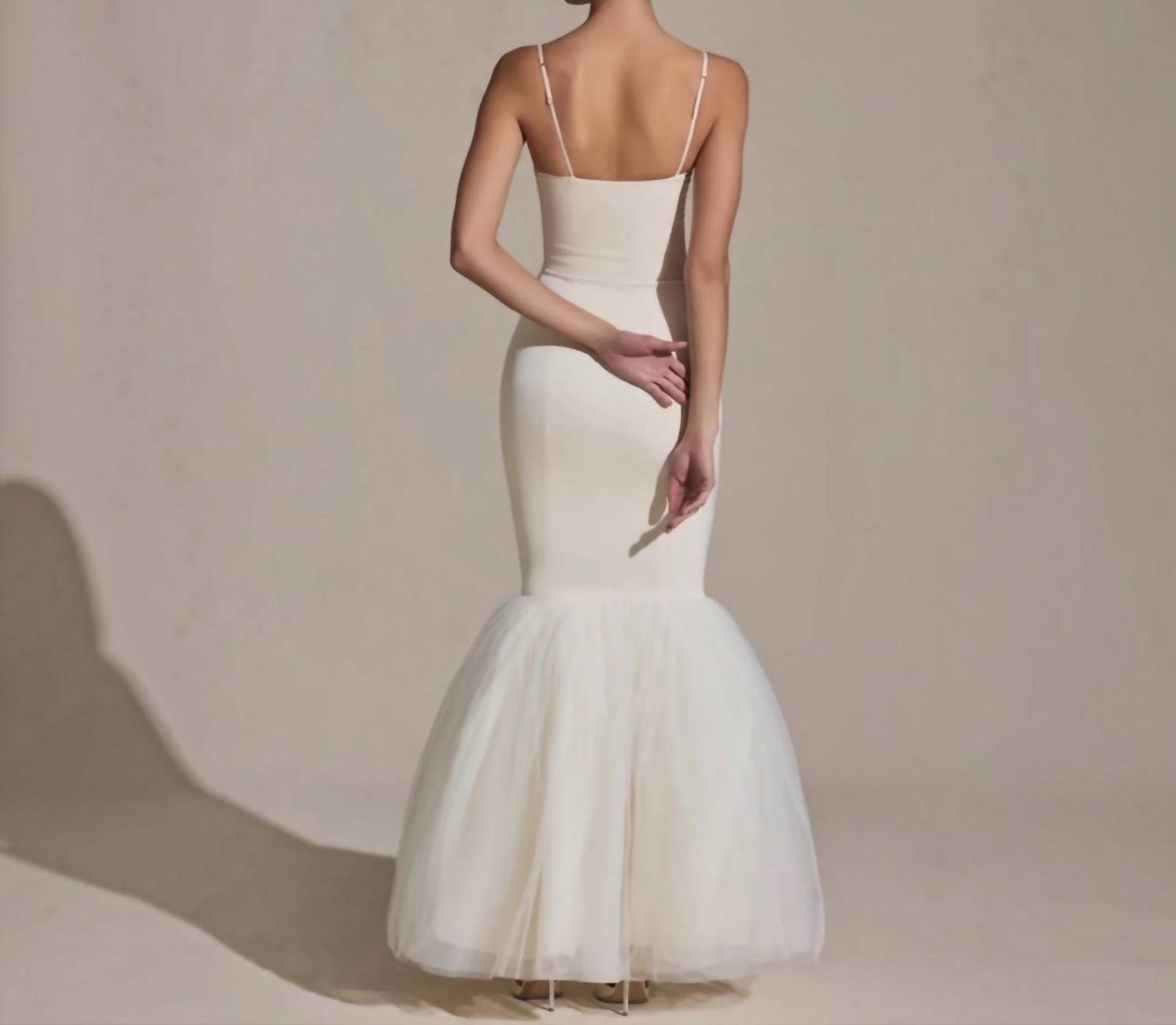 Oh Polly - Adelpha Tulle Hemfishtail Gown