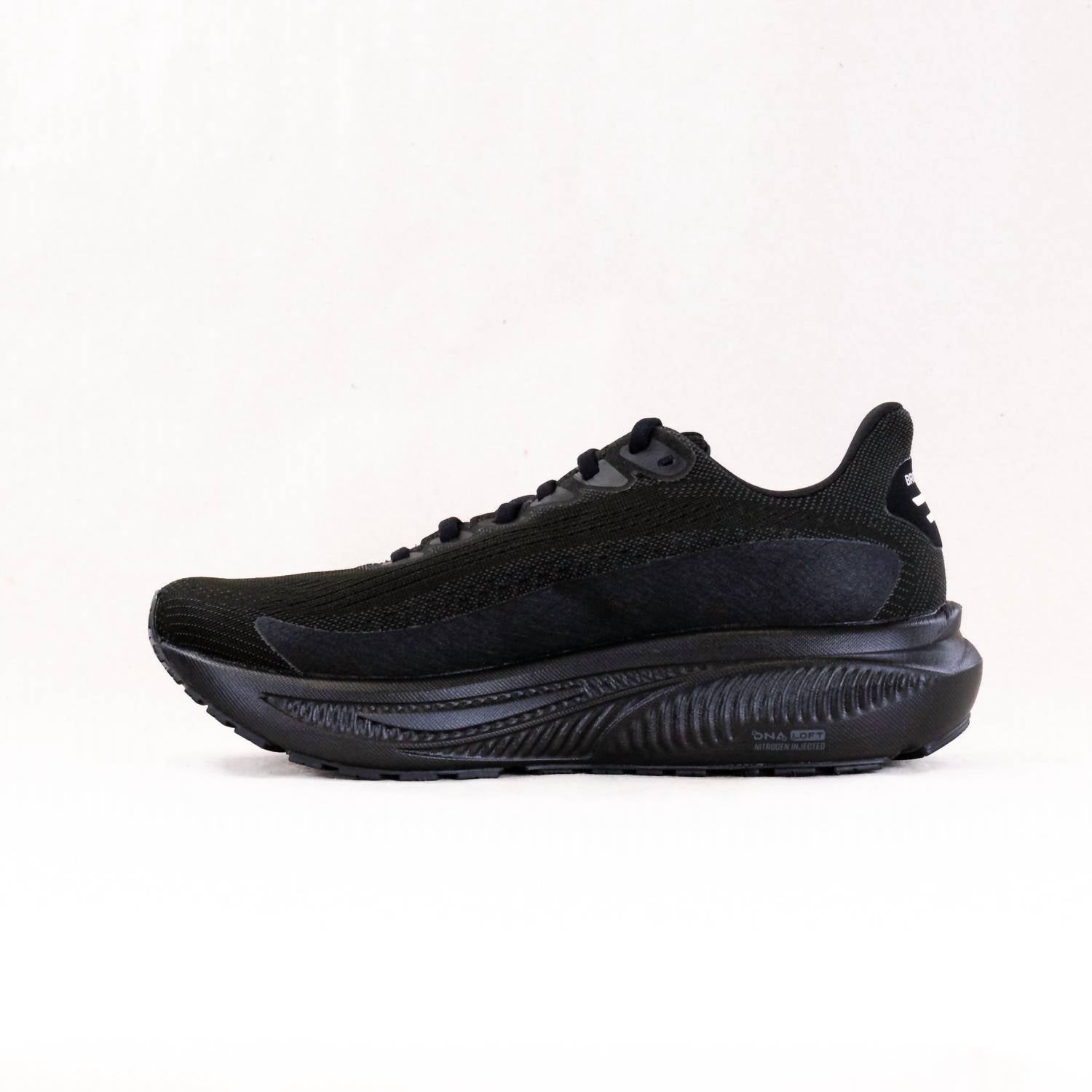 BROOKS Men's Ghost 17 Running Shoe in 020 black black ebony - men's shoe - alternate view