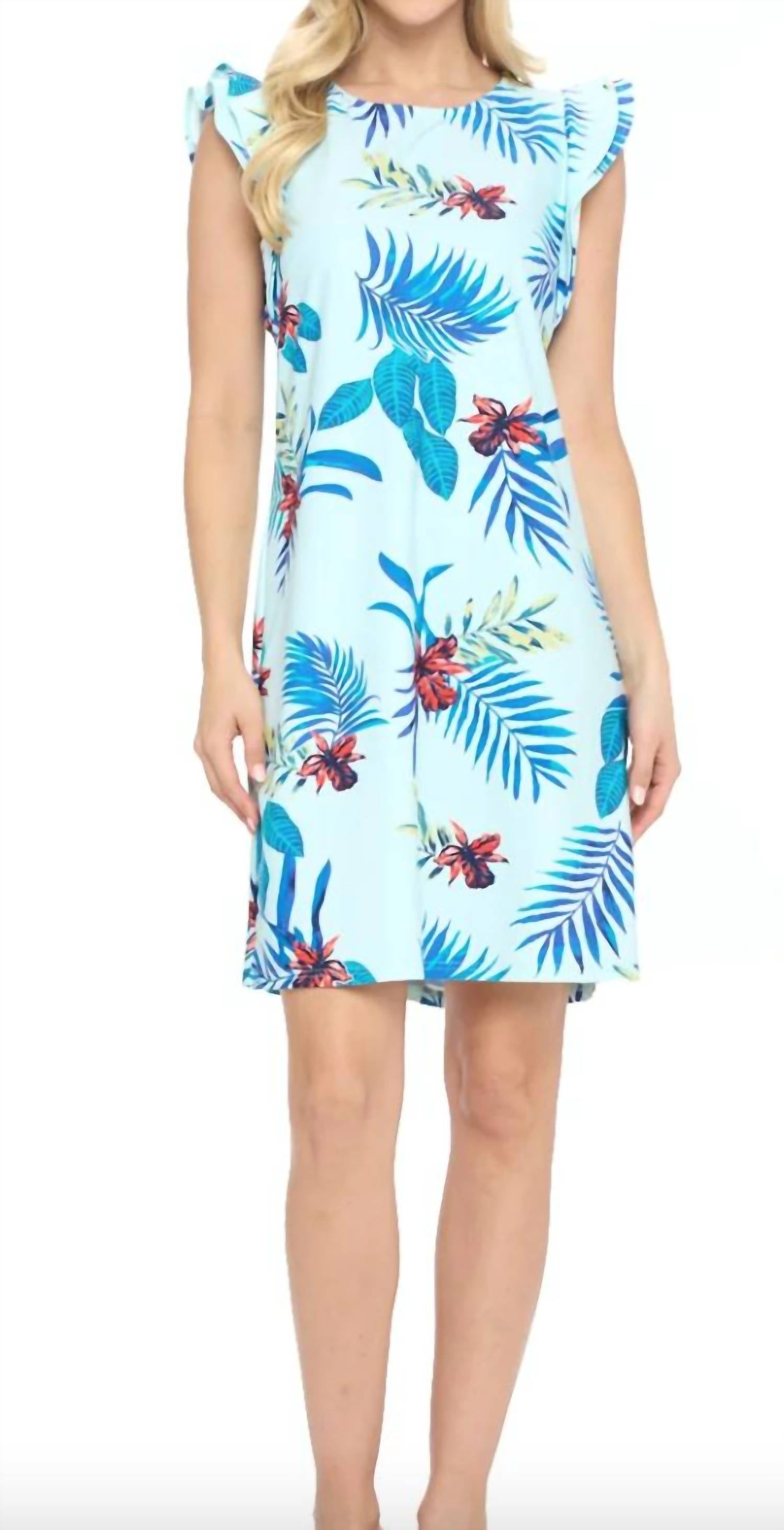 Aryeh - Back Cutout Shift Dress