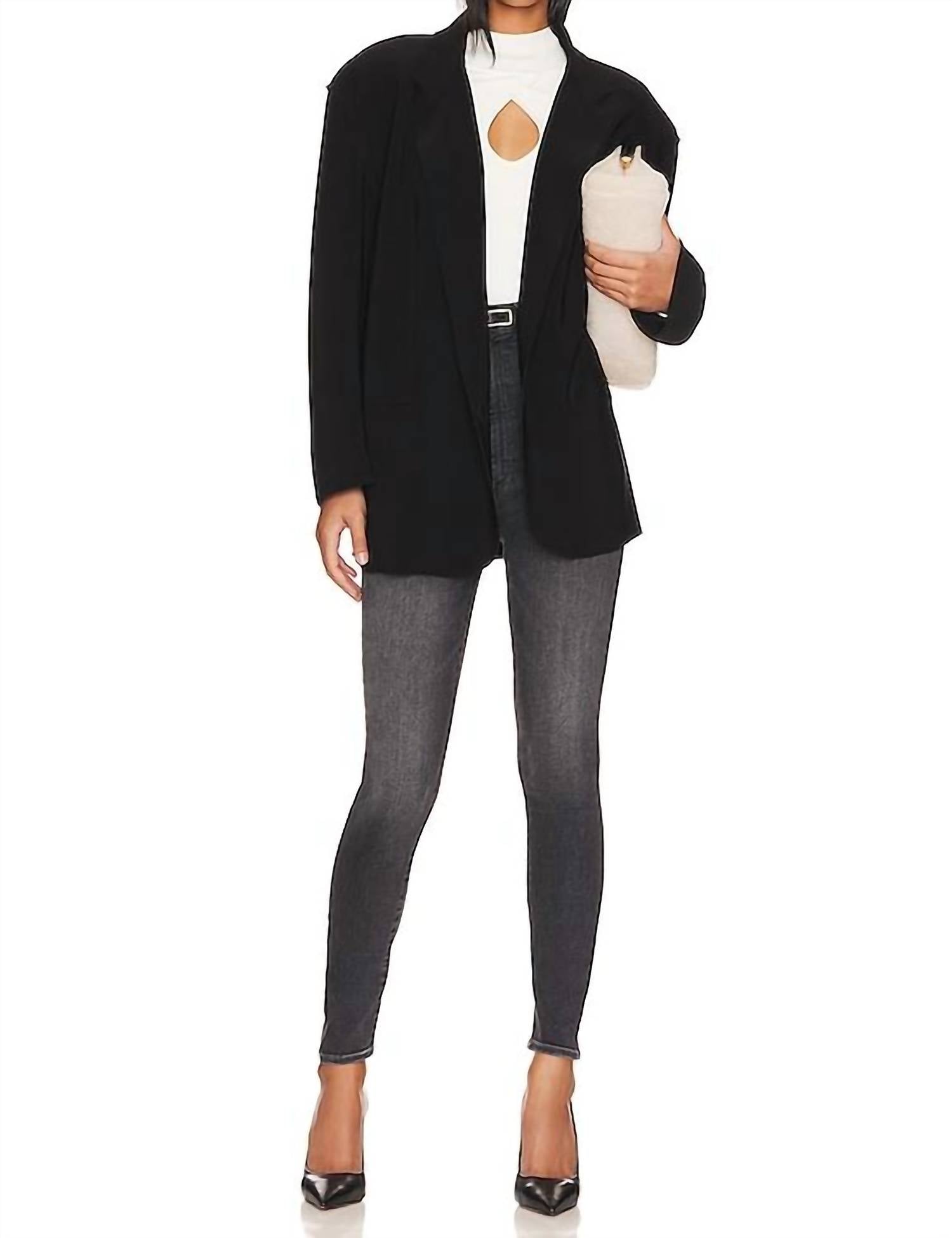 Mother Tippy Top Looker Jean in the night is watching - women's jeans - view 4