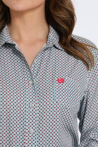 Cinch - Medallion Print Button-down Western Shirt