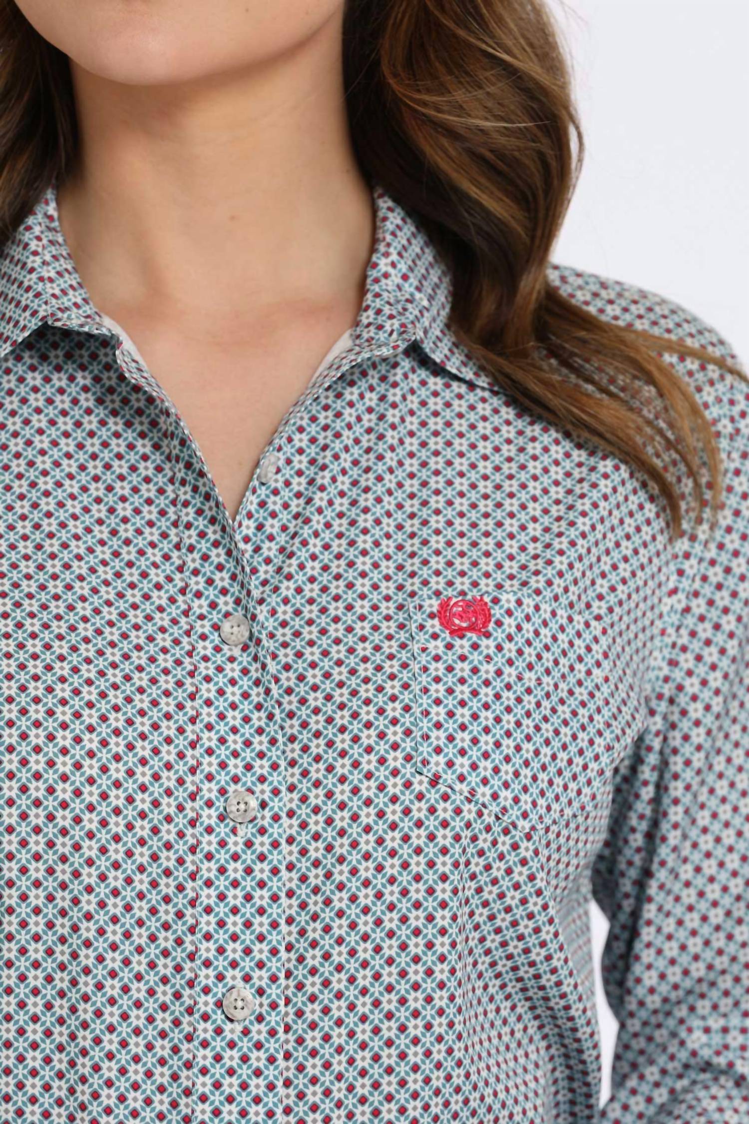 Cinch - Medallion Print Button-down Western Shirt