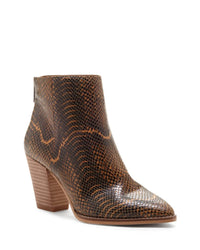 Lucky Brand - Women's Adalan Block Mid Heel Fashion Pointed Toe Ankle Boots