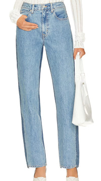 Slvrlake - High Waisted Reworked Panel London Jeans