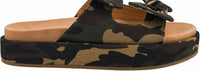 Corkys Footwear Women Lil Bit Knotty Sandal in camo - women's sandal