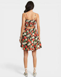 Davi & Dani - Open Back Floral Mini Dress