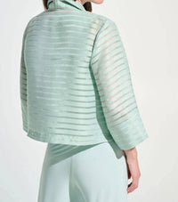 Joseph Ribkoff - Shadow Stripe Lapel Swing Jacket