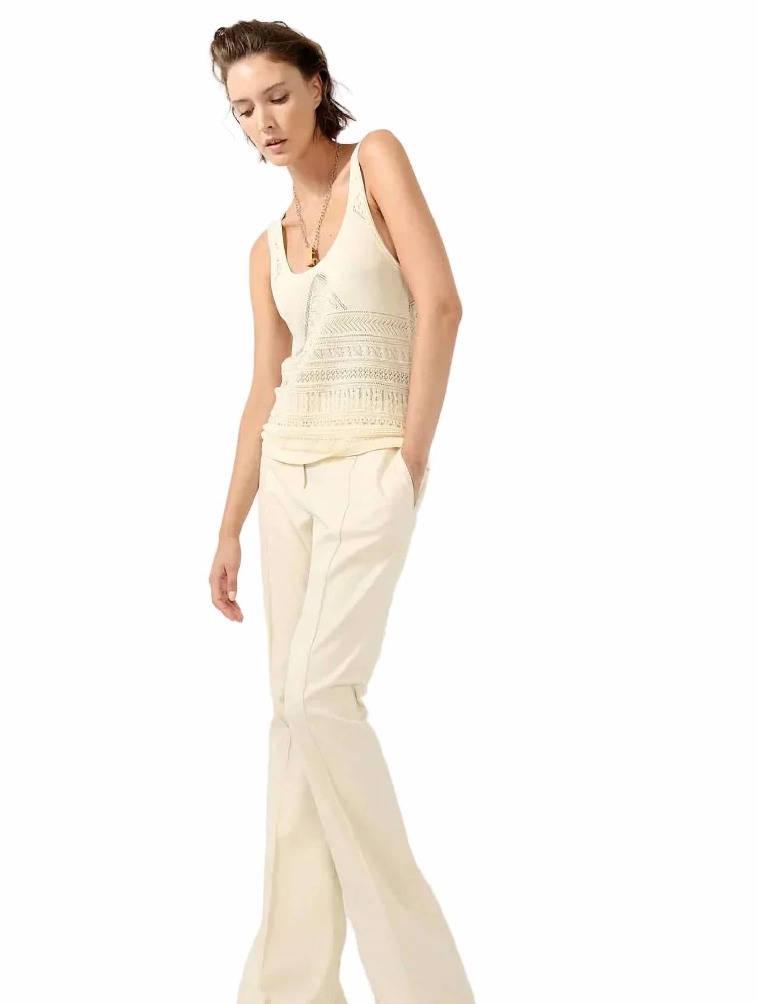 Barbara Bui - Open knit tank top