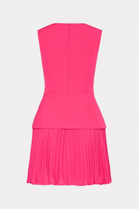 Milly - Haddy Pleated Mini Dress