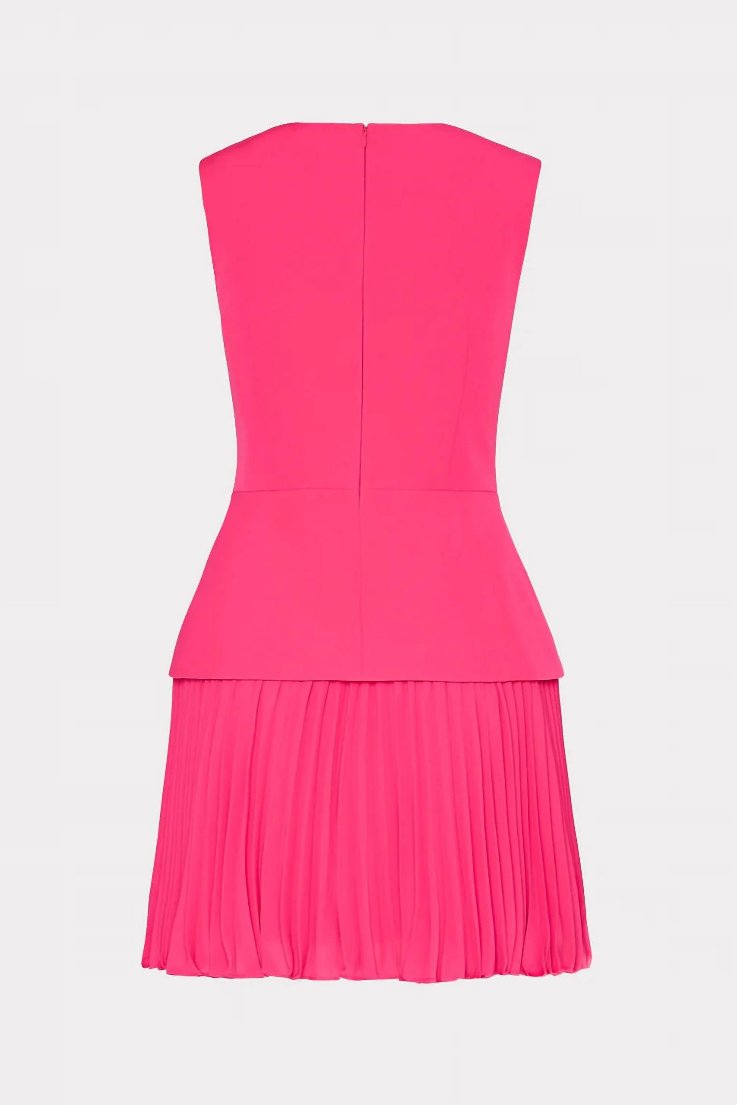 Milly - Haddy Pleated Mini Dress