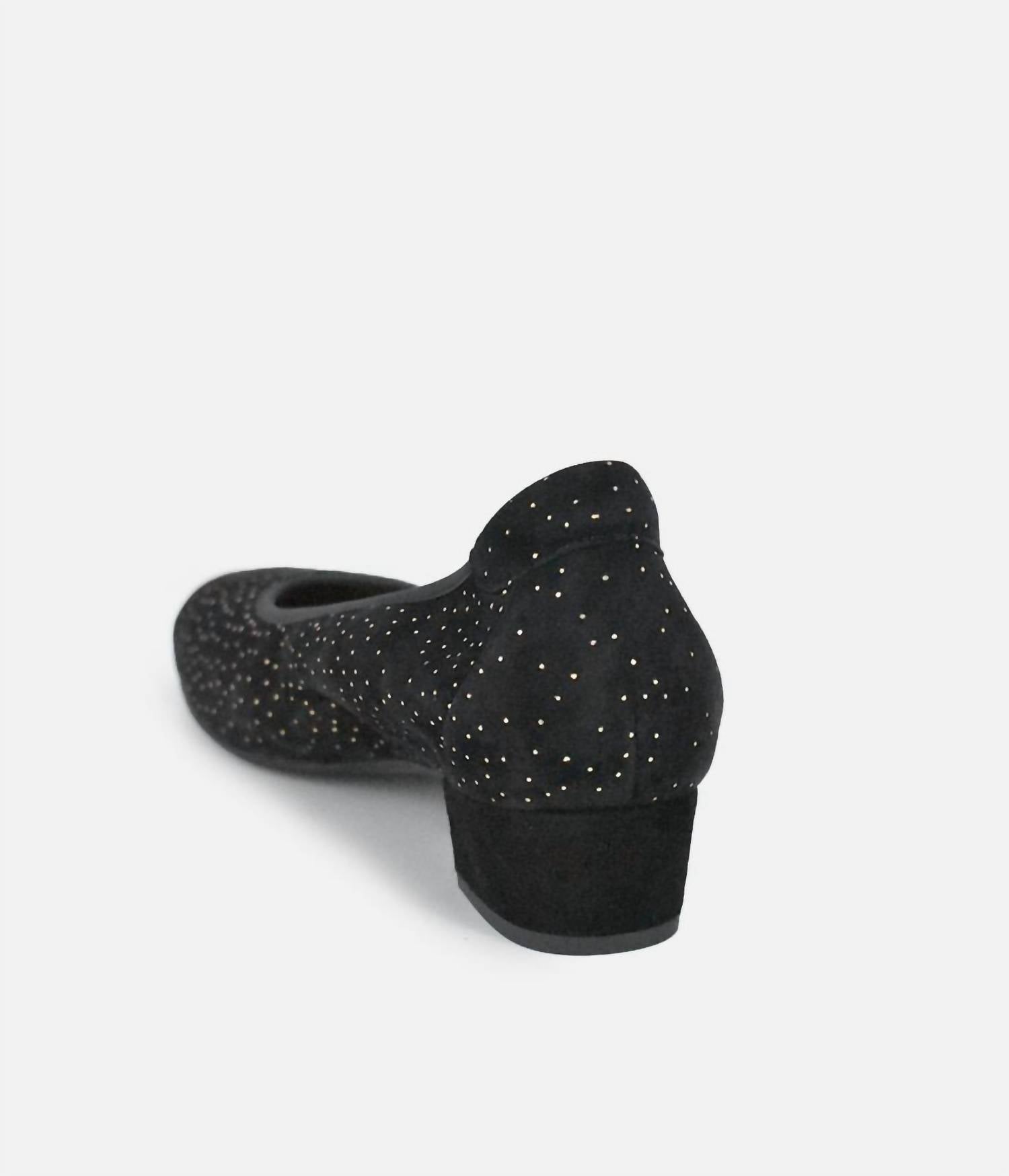 Piesanto - Women's Dressy Low Block Suede Heels