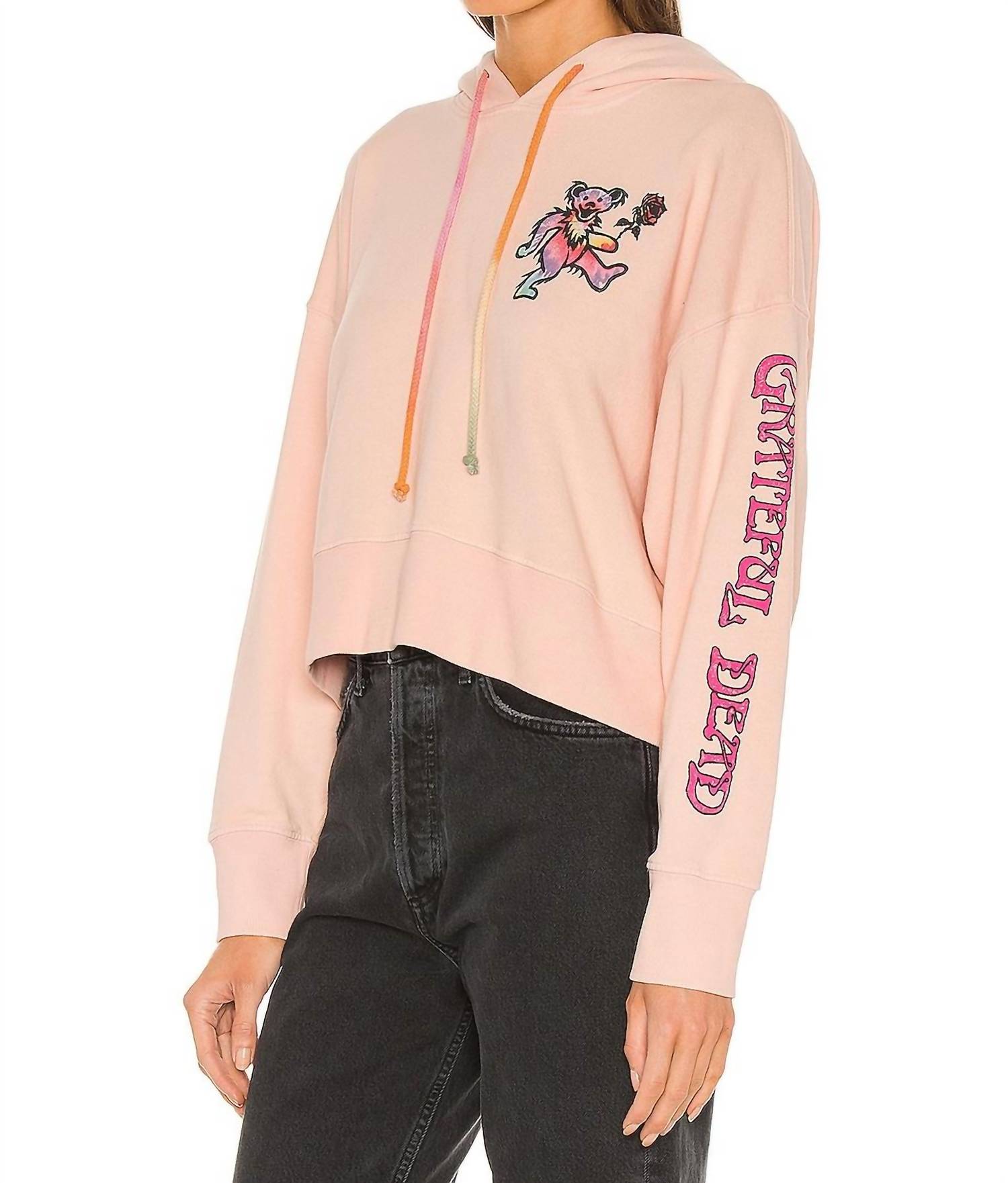 Daydreamer - Grateful Dead Tie Dye Bear Shrunken Hoodie