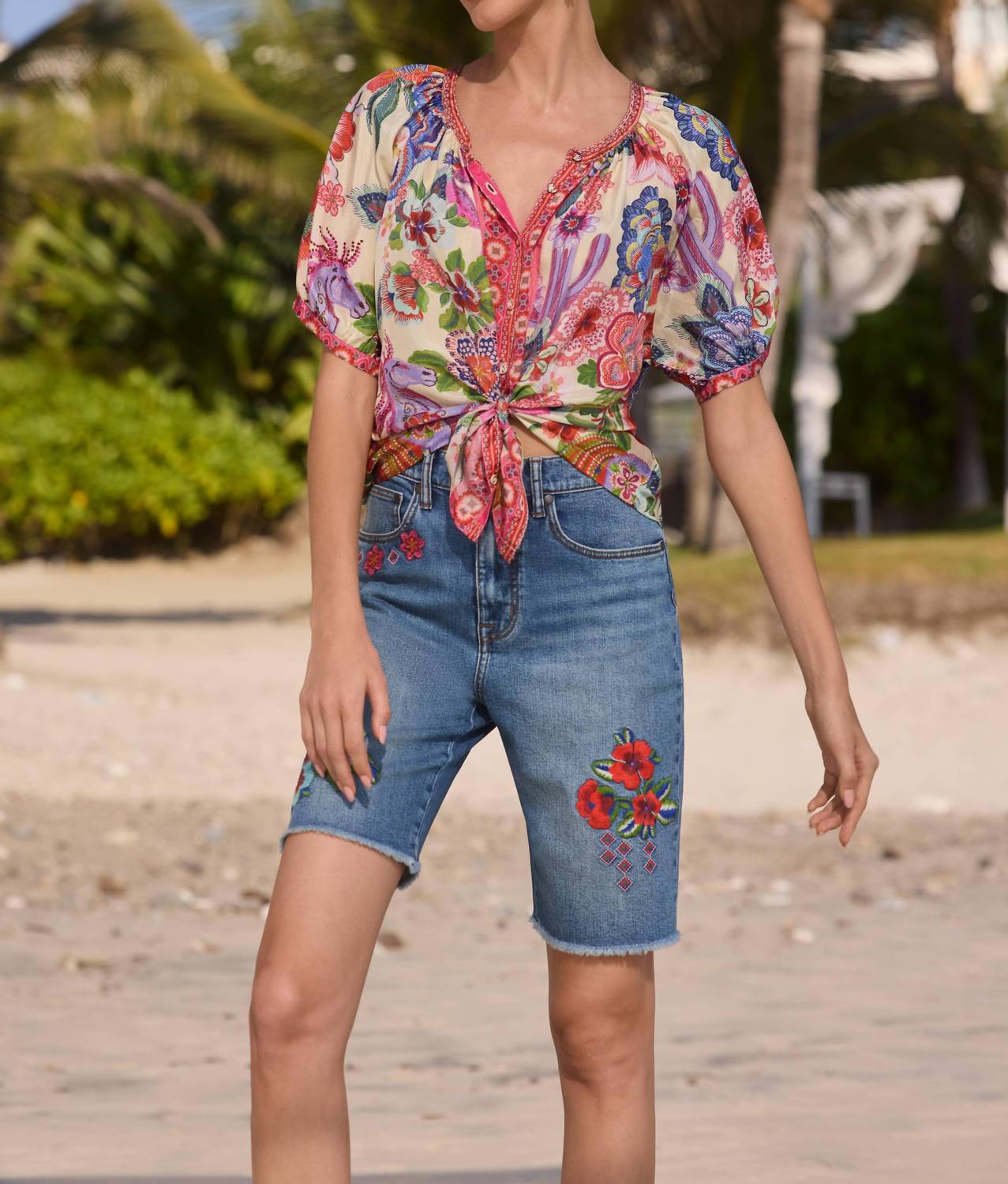 Johnny Was - AVAH BUTTON DOWN SHIRT