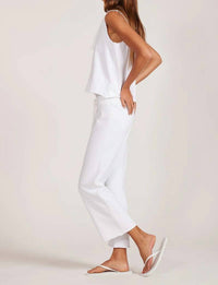 Bobi - Comfort Waist Crop Flare Pant