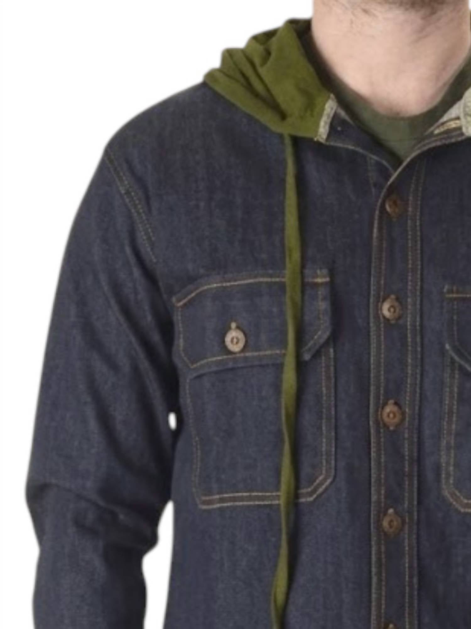 Gypsy Rose - Grateful Dead Denim Jacket with Hood