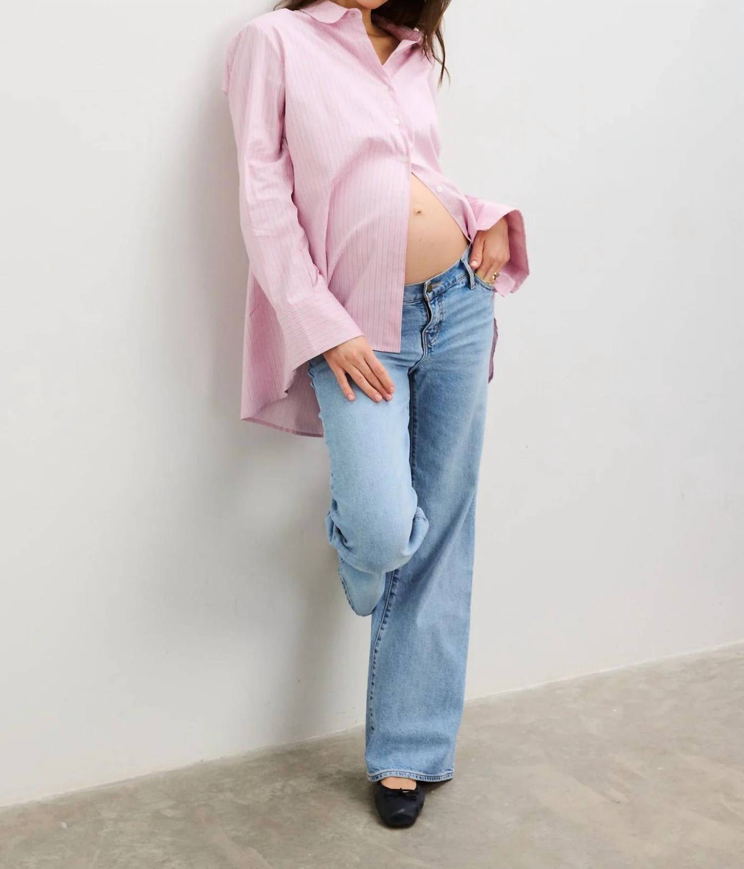 Hatch - Classic Button Down Shirt -maternity