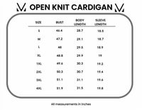 Michelle Mae - Romona Open Knit Cardigan