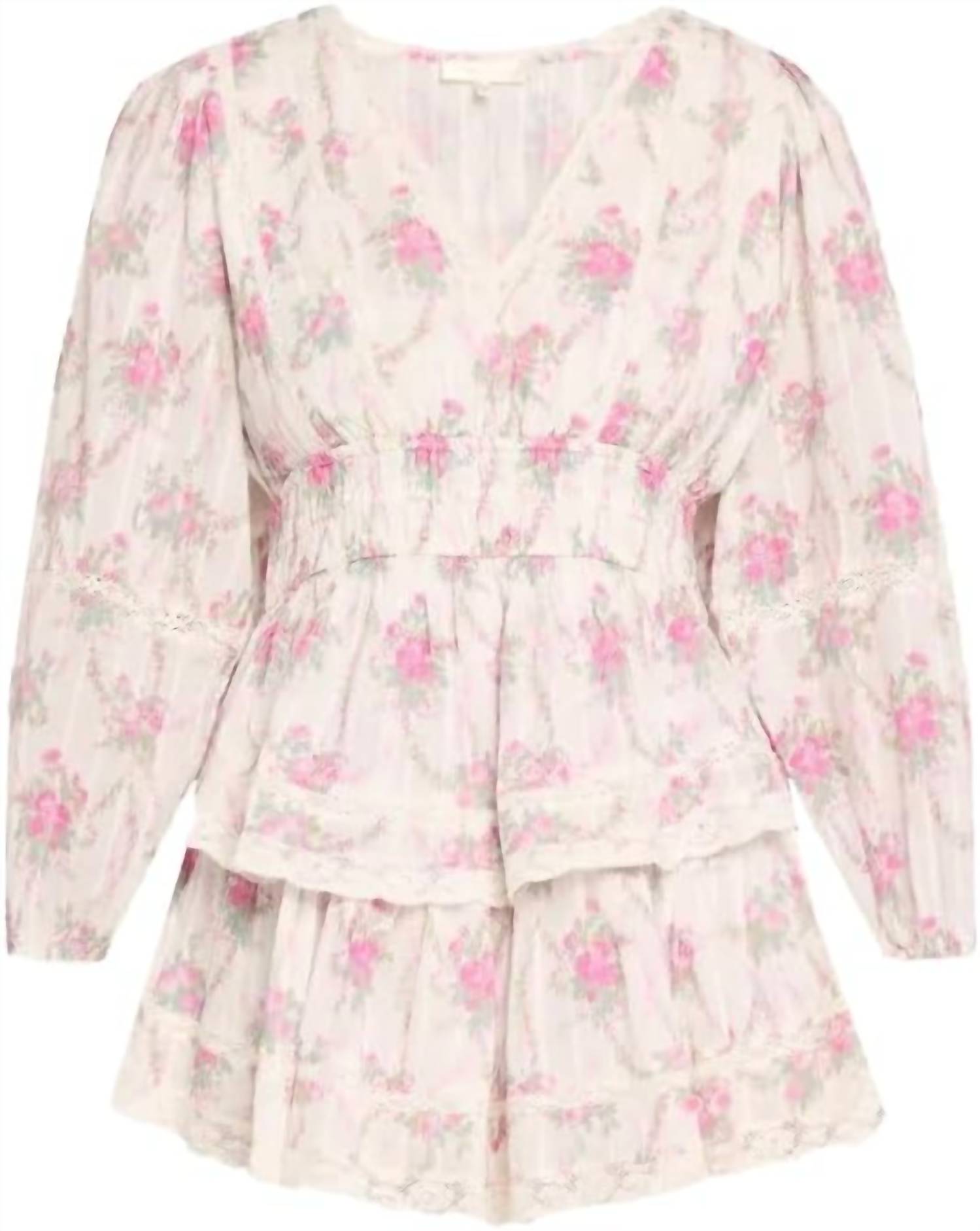Loveshackfancy - Rosamina Rose Picnic Mini Dress