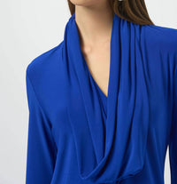 Joseph Ribkoff - Silky Knit Fitted Cowl Neck Top