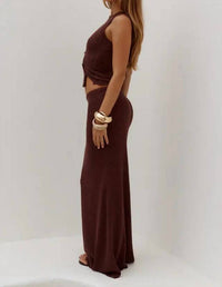 Runaway - Gemini Fishtail Maxi Skirt